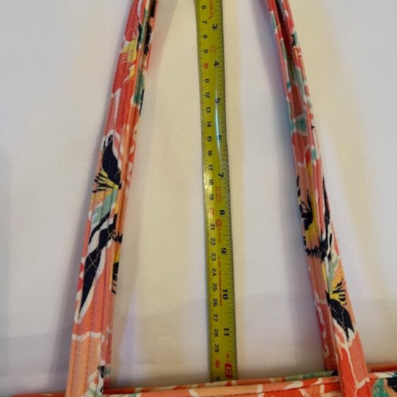 VERA BRADLEY | Rainforest Lily Coral Pattern Tote-Like NEW! - Picture 15 of 16